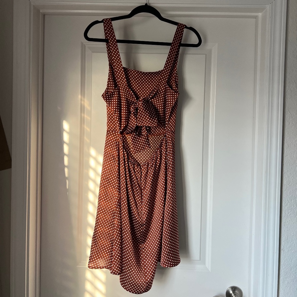 Polka Dot Mini Dress